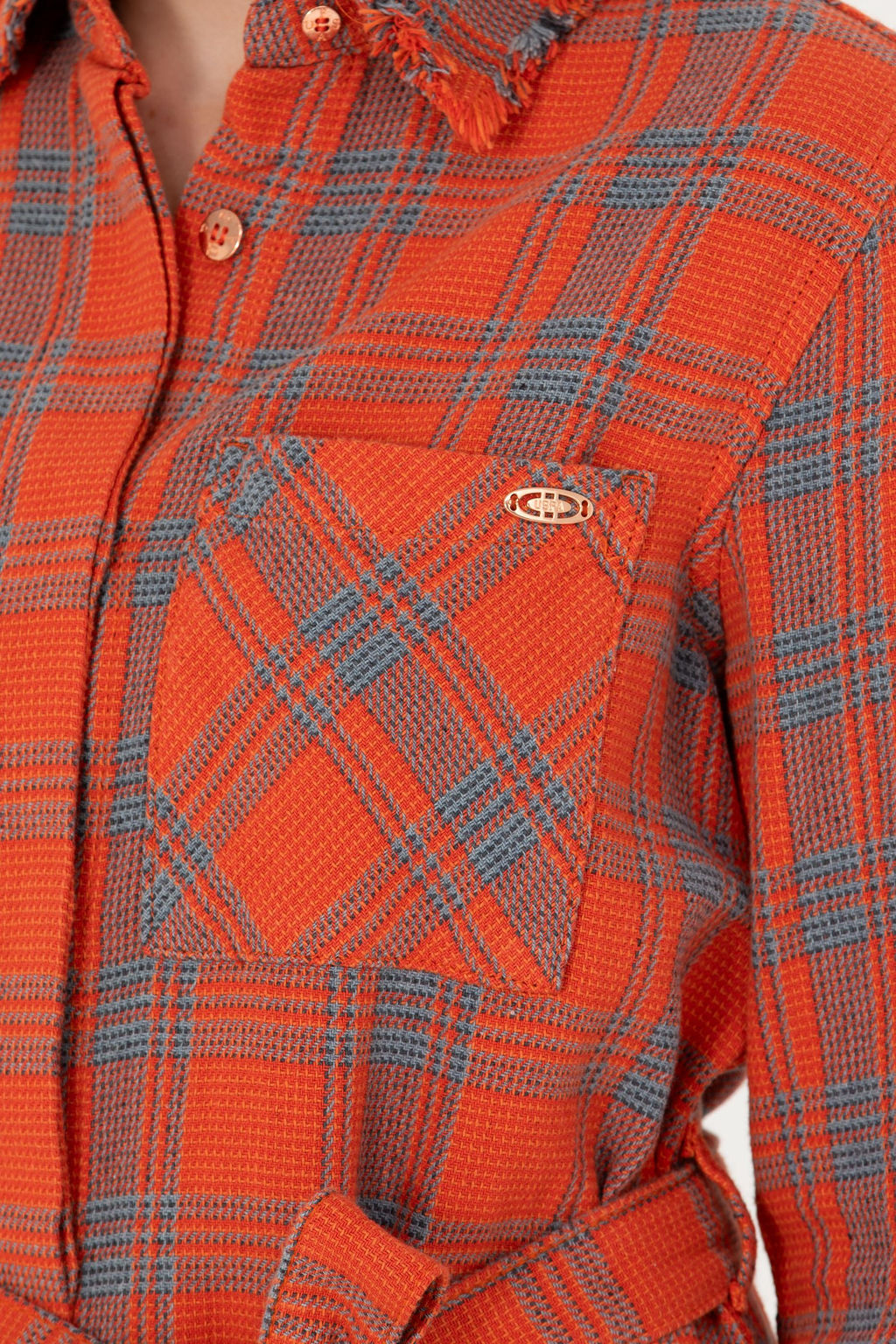 Kad_n Turuncu Jean Elbise - U.s. polo assn фото 7