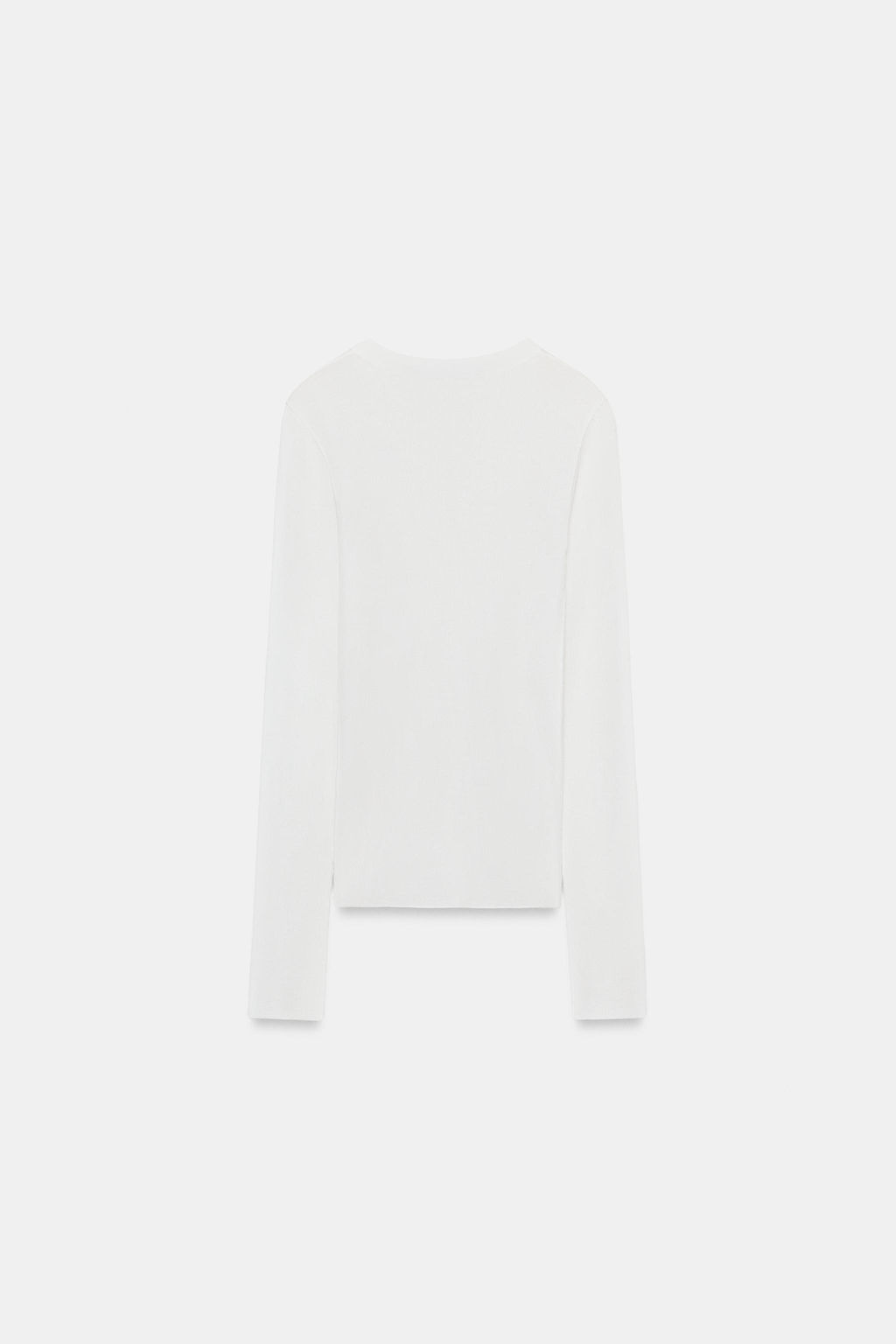 FINE KNIT SEMI-SHEER TOP - Zara фото 5