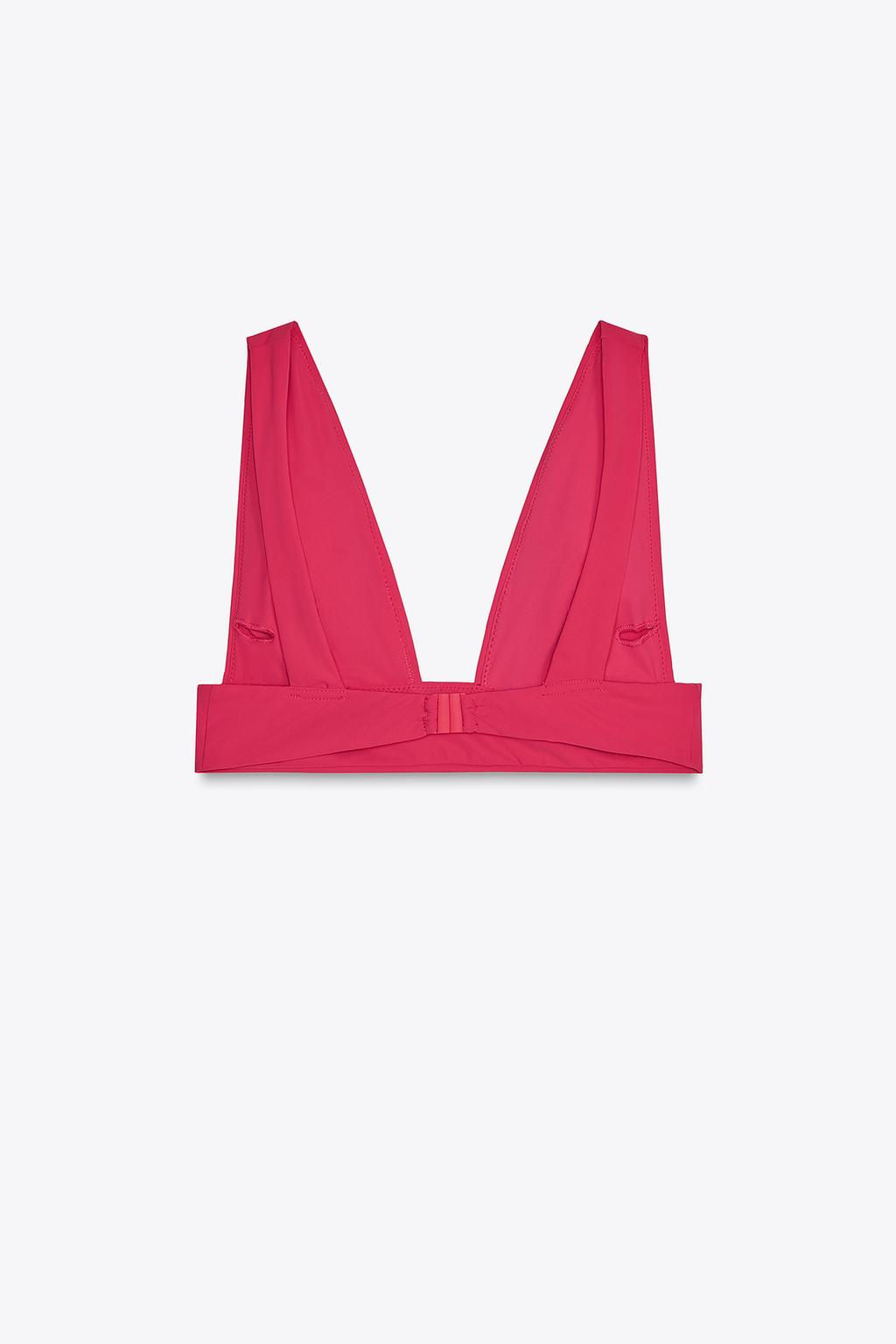 TRIANGULAR BIKINI TOP - Zara фото 5