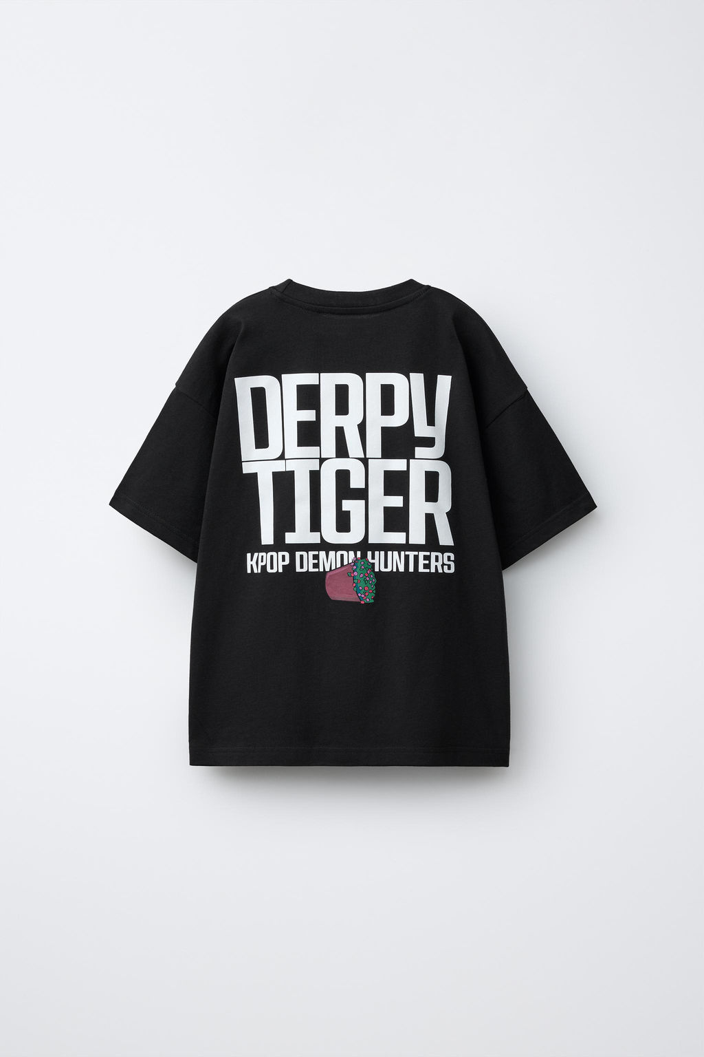 CAMISETA KPOP DEMON HUNTERS NETFLIX  / Negro - Zara фото 2
