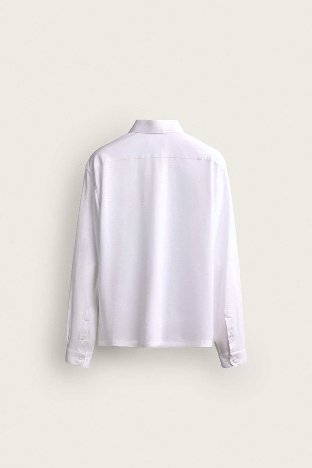 CAMISA POLO REGULAR FIT SOFT / Blanco - Zara фото 8