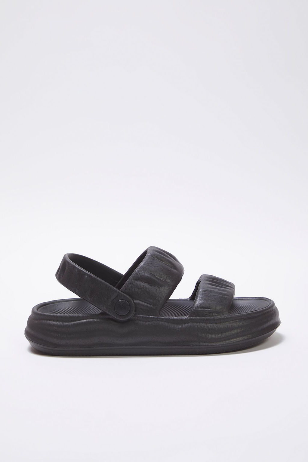 Trendyol Shoes Siyah Cift Bantl? Hafif Taban Kad?n Eva Sandalet Terlik TAKSS25SD00032 - Trendyolmilla фото 6