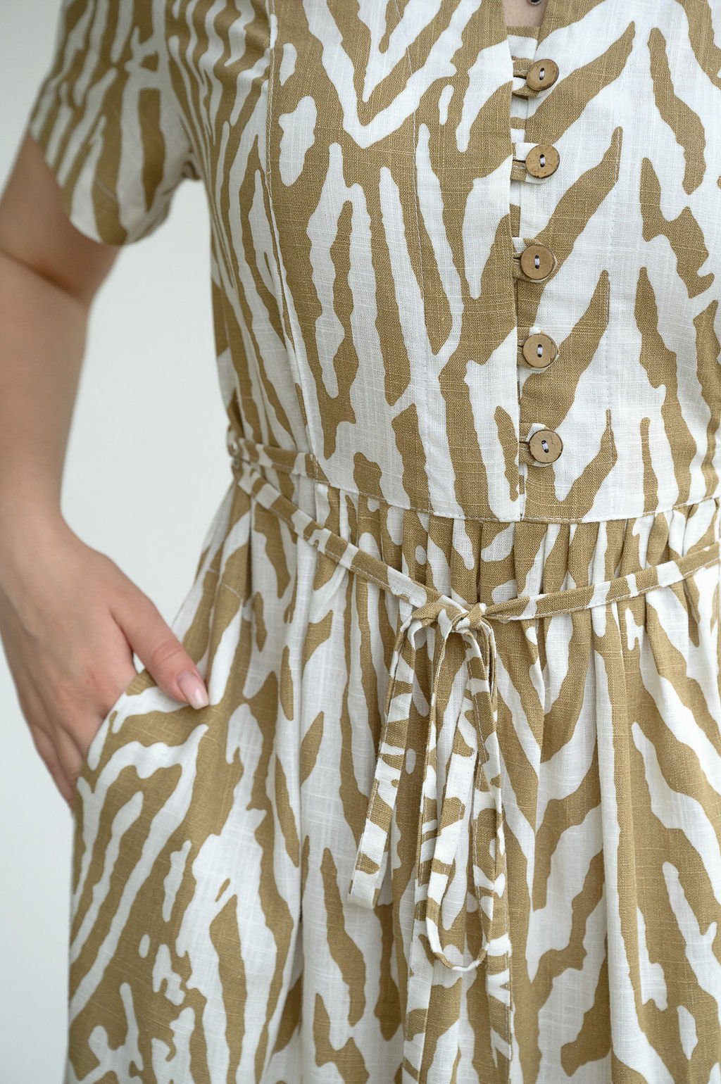 платье 70% лен + 30% вискоза - Новый лен фото 6