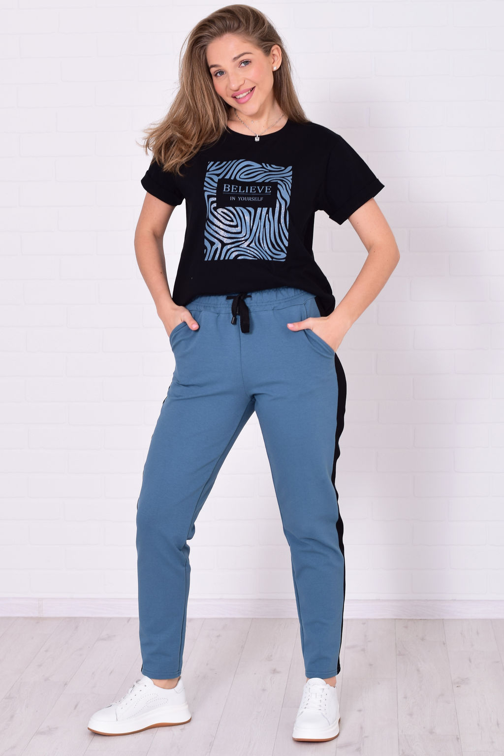 Костюм женский 5-342г (индиго)