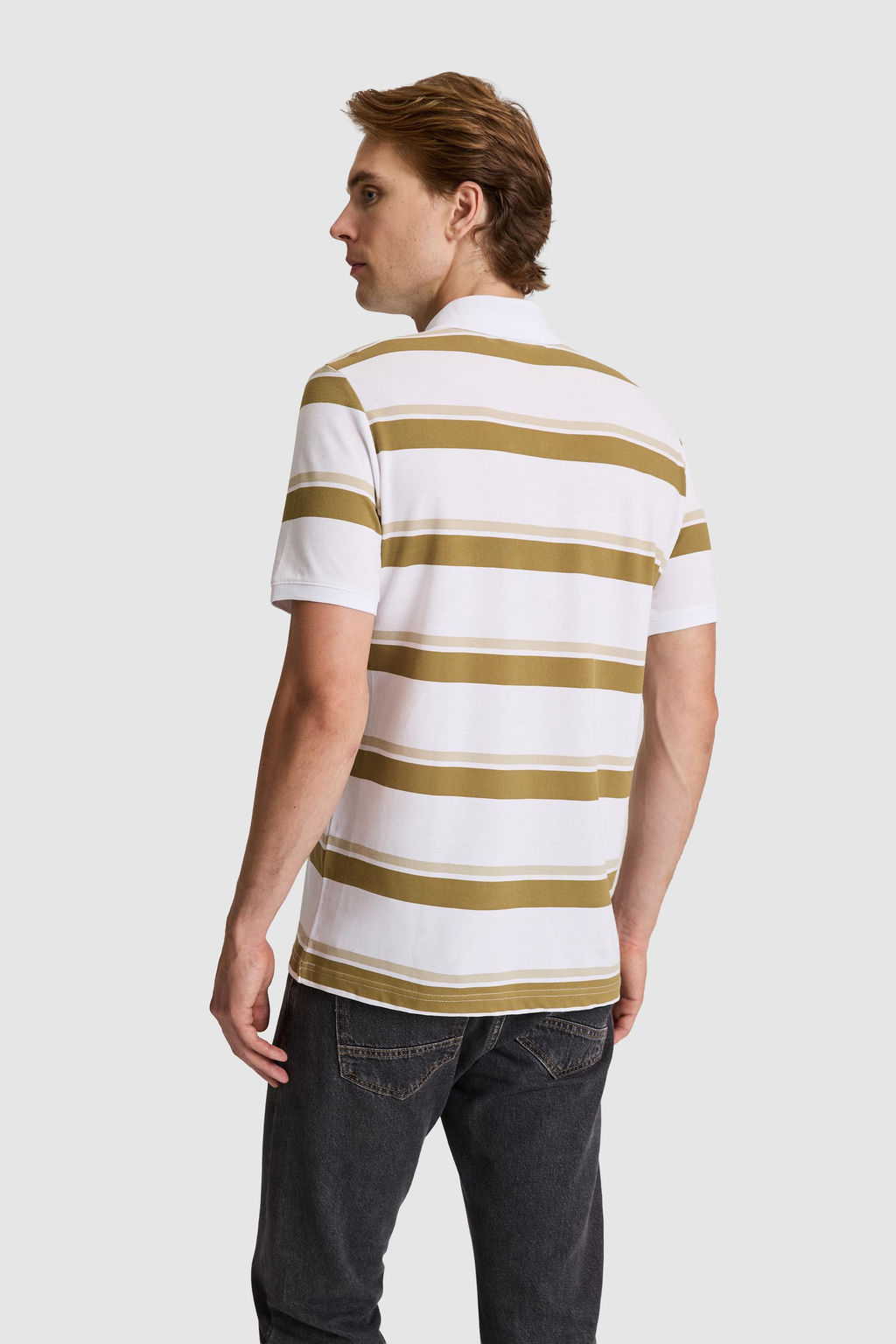 Erkek Ye_il Regular Fit Polo Yaka Ti__rt