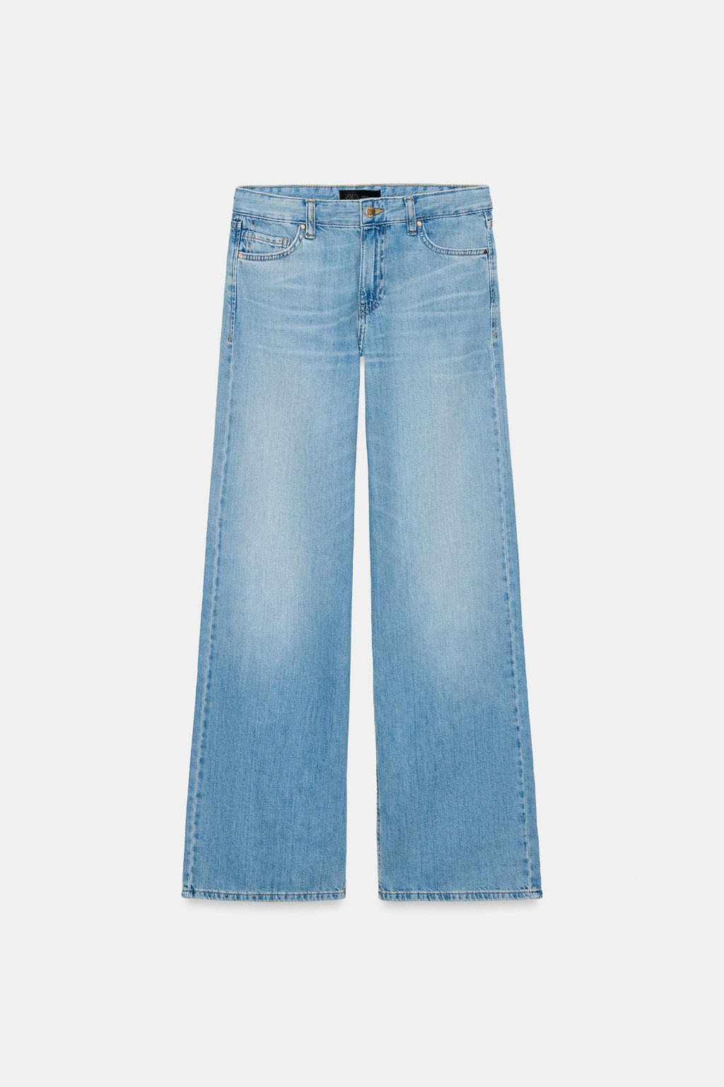 Z1975 WIDE-LEG LOW-RISE JEANS - Zara фото 18