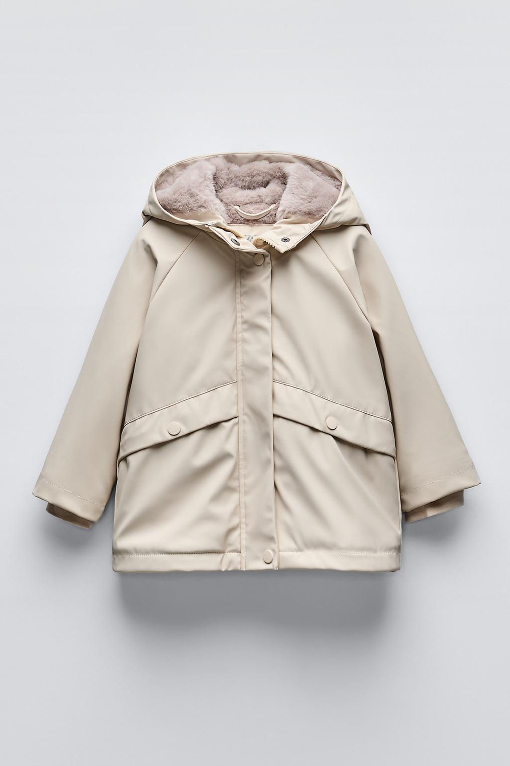 WATER-REPELLENT LINED RAINCOAT - Zara фото 7
