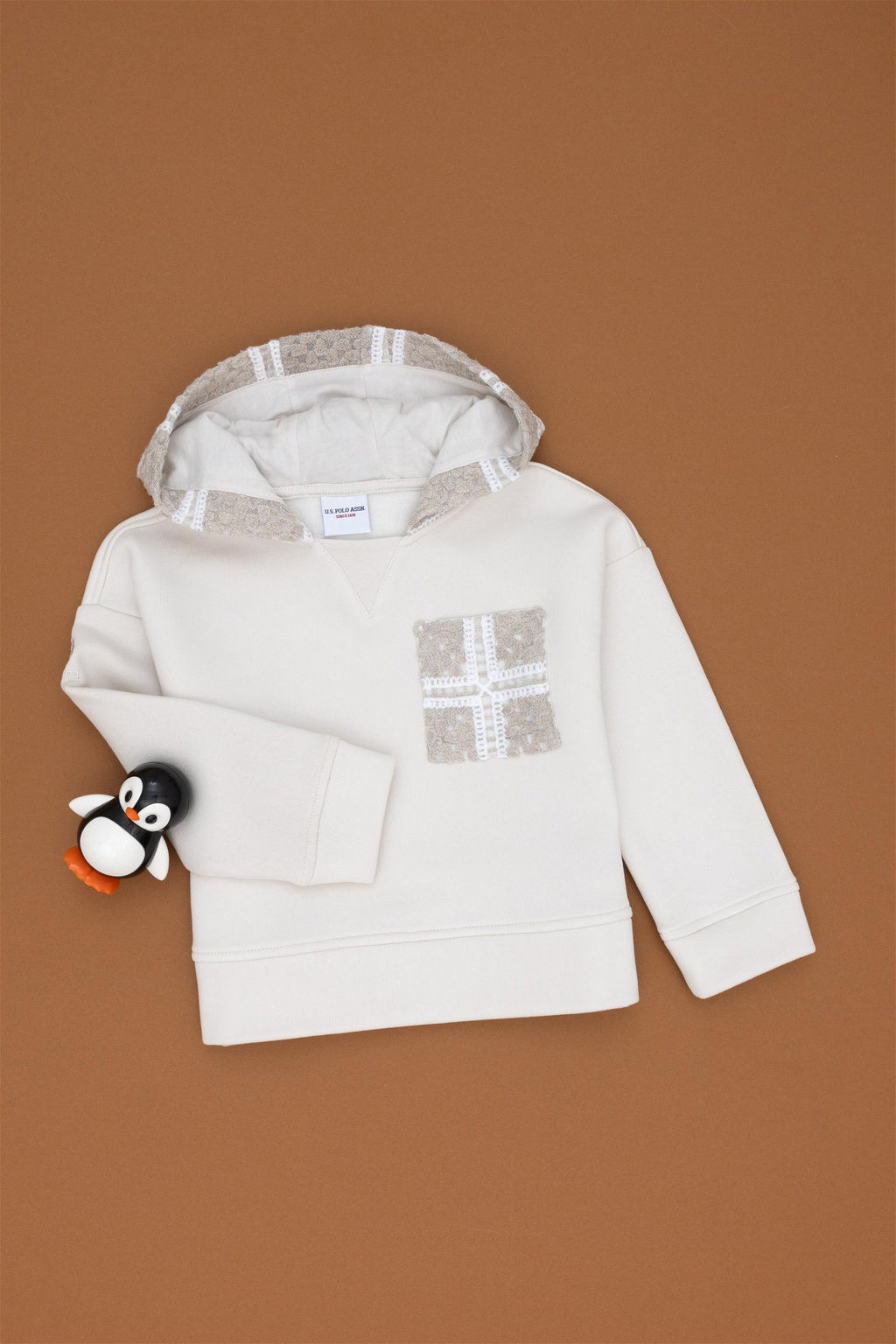 Толстовка с камнями для девочек - U.s. polo assn фото 5