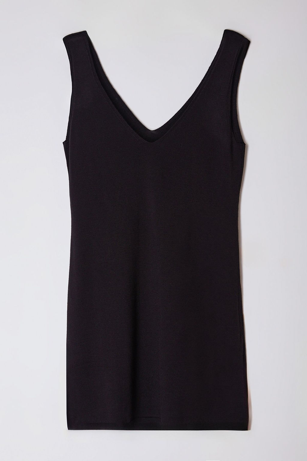 TRENDYOLMILLA Siyah Mini Triko Basic Elbise TWOAW25EL00051  фото 13