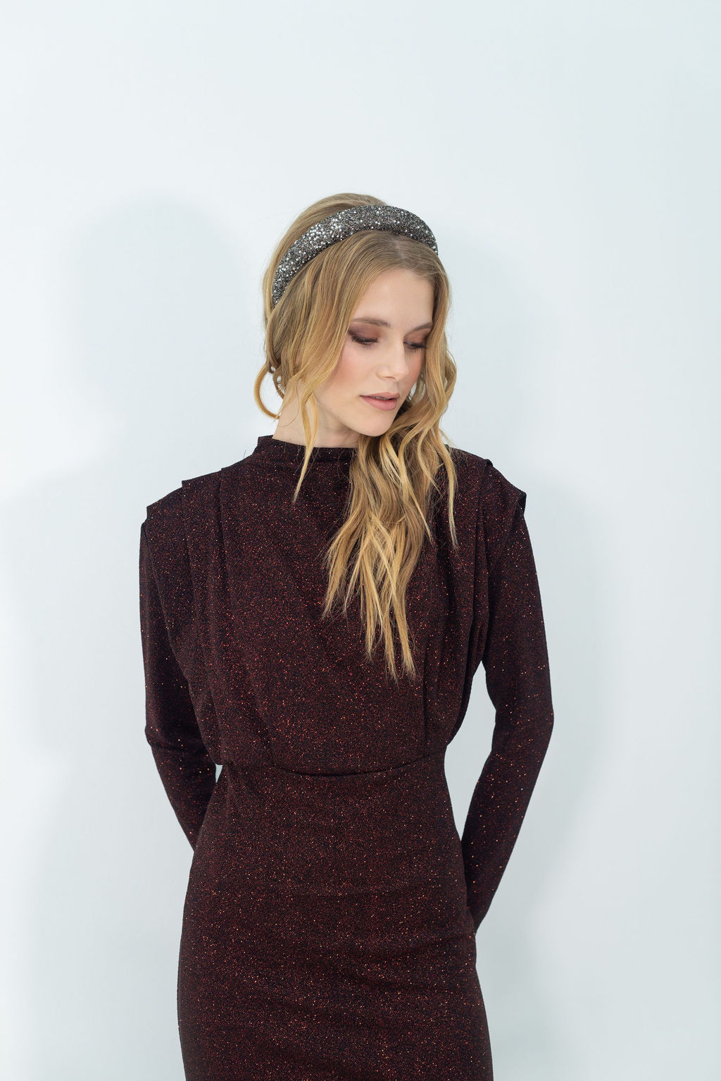 Платье Клэрси (бордовый) - Nadi bordo фото 9