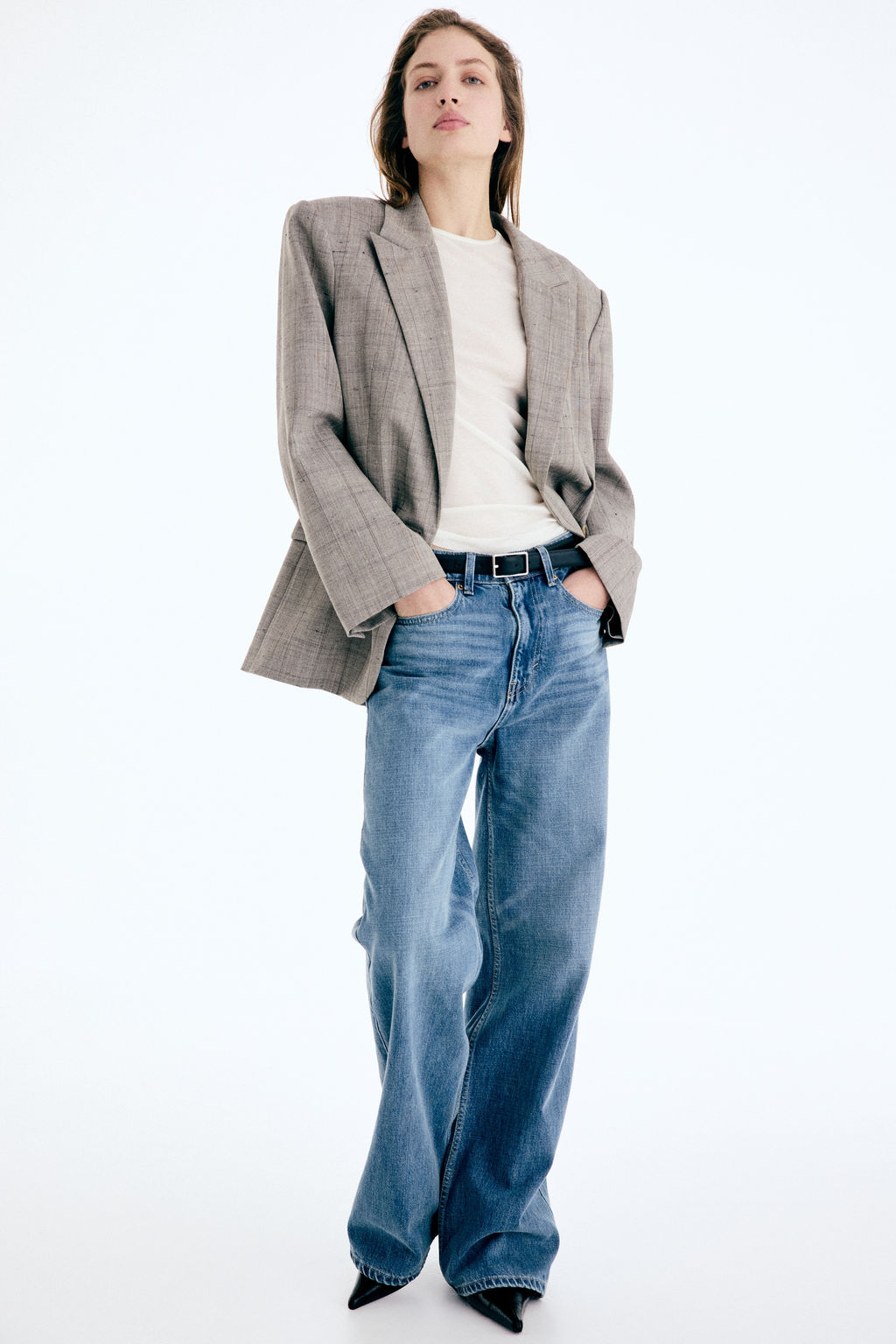 Wide High Jeans - H&m фото 11