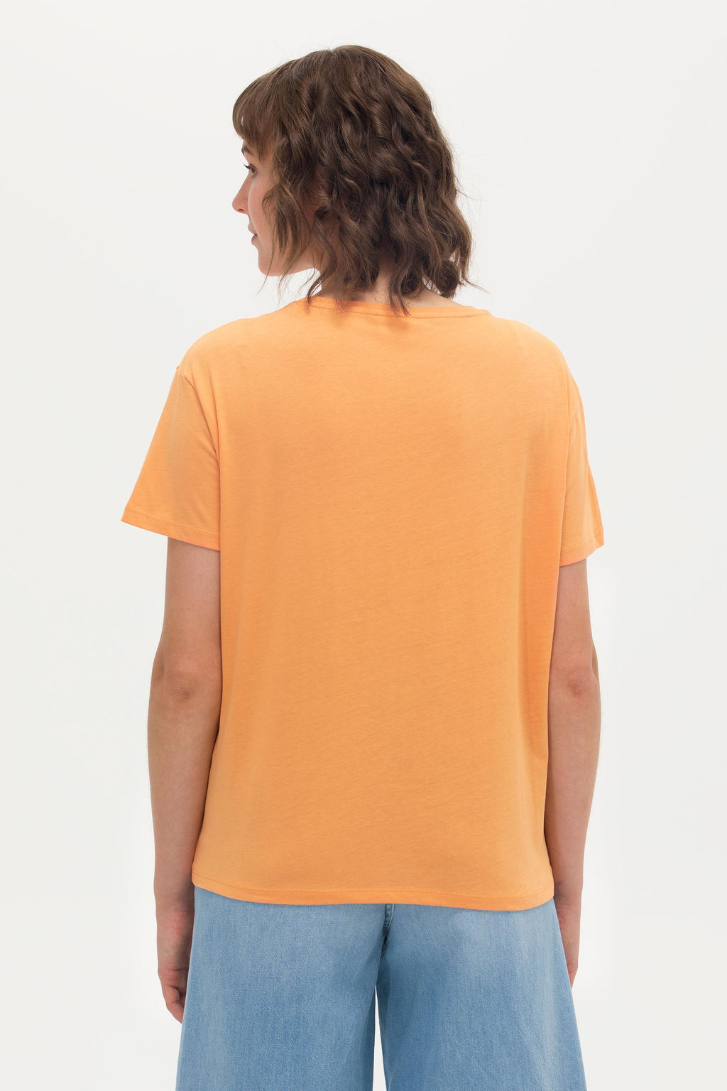 Женская оранжевая футболка - U.s. polo assn фото 5