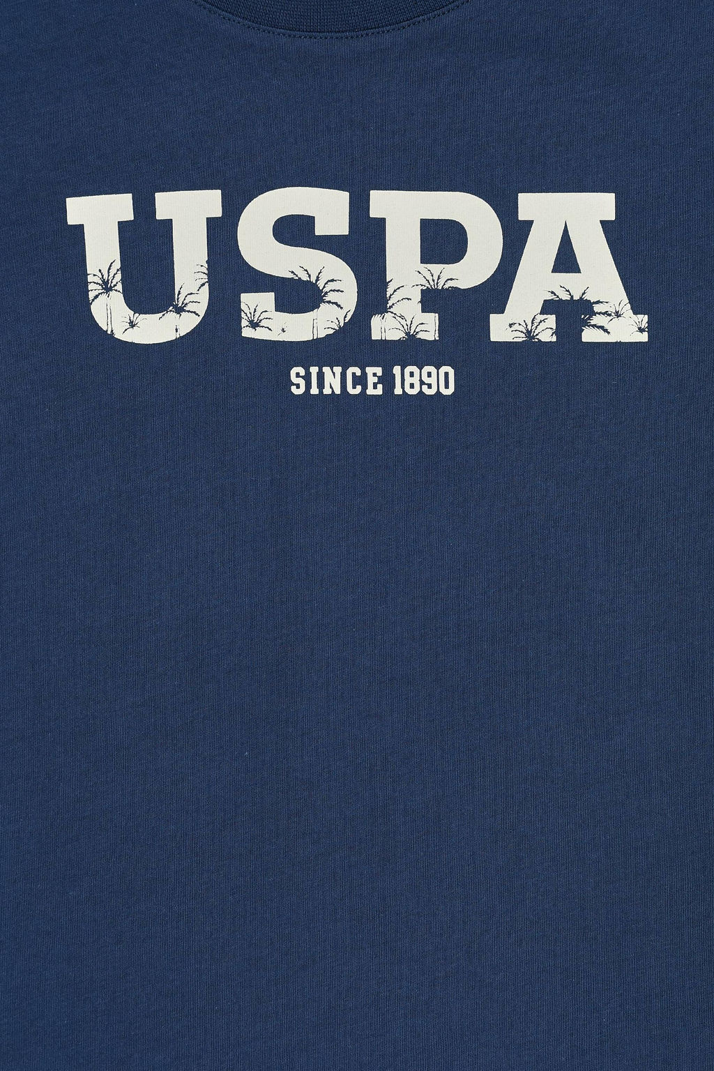 Erkek _ocuk A__k Lacivert Bisiklet Yaka Basic Ti__rt - U.s. polo assn фото 3