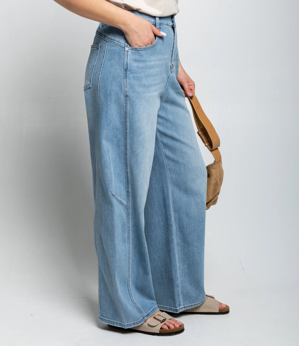 Джинсы #КТ823 (4), голубой - Dommod фото 3