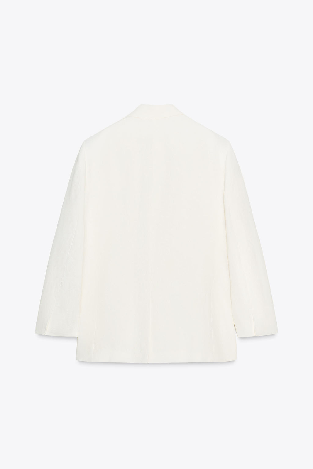 ZW COLLECTION DOUBLE-BREASTED LINEN BLEND BLAZER - Zara фото 11