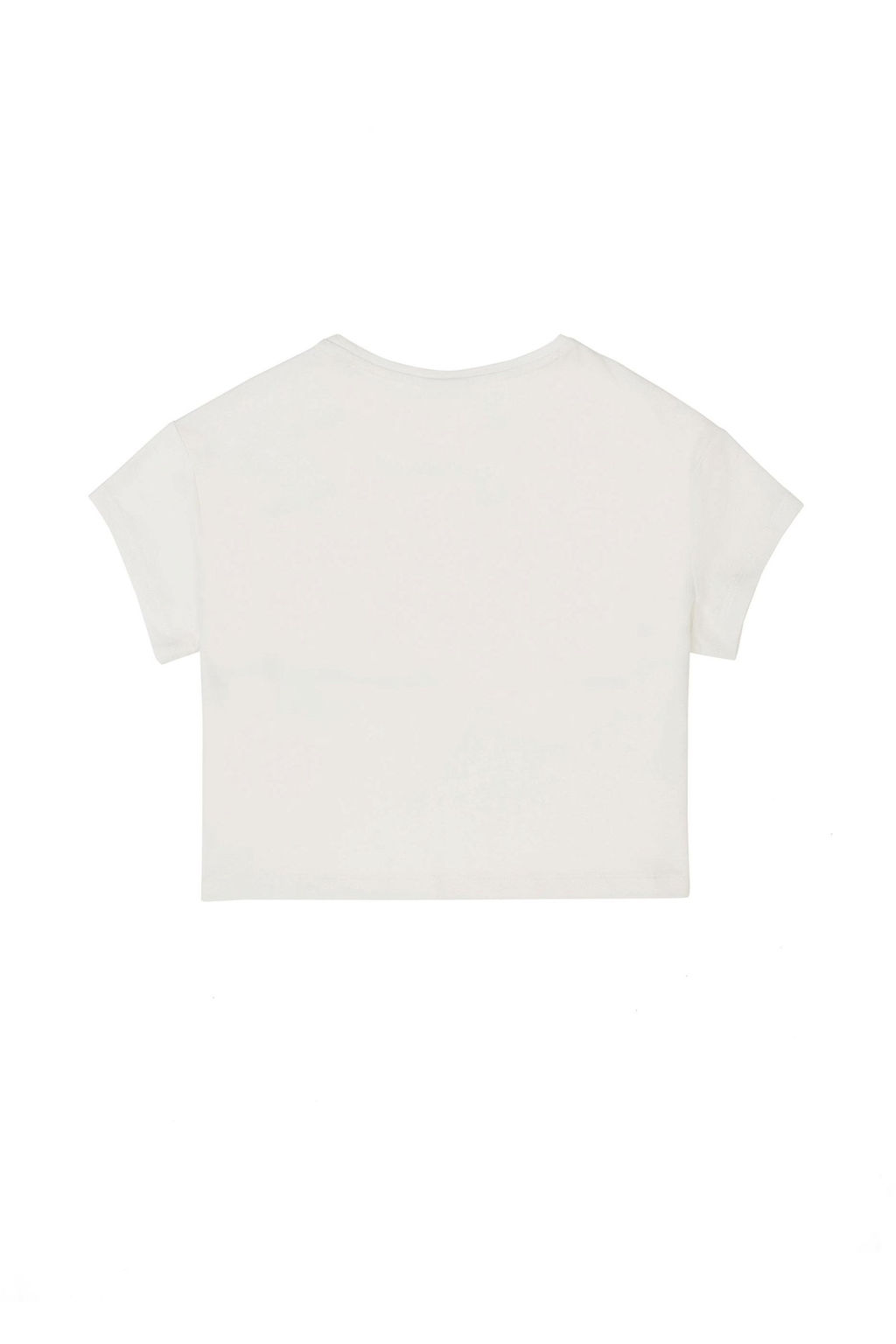 Футболка цвета экрю для девочки - U.s. polo assn фото 3