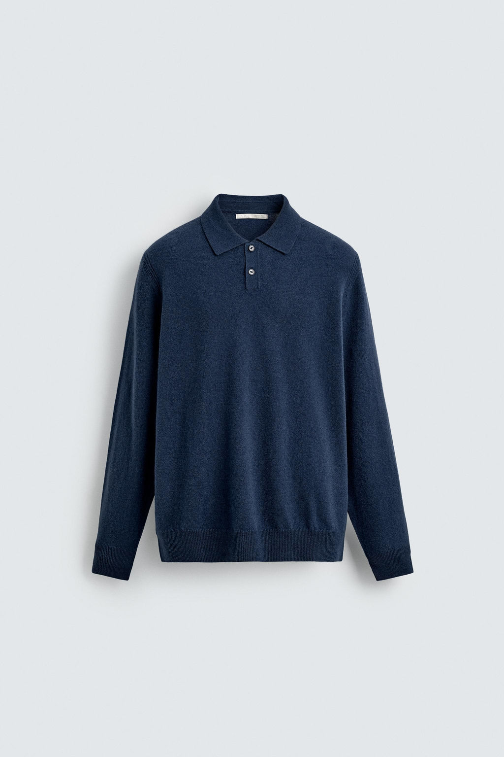 WOOL - CASHMERE KNIT POLO SHIRT - Zara фото 15