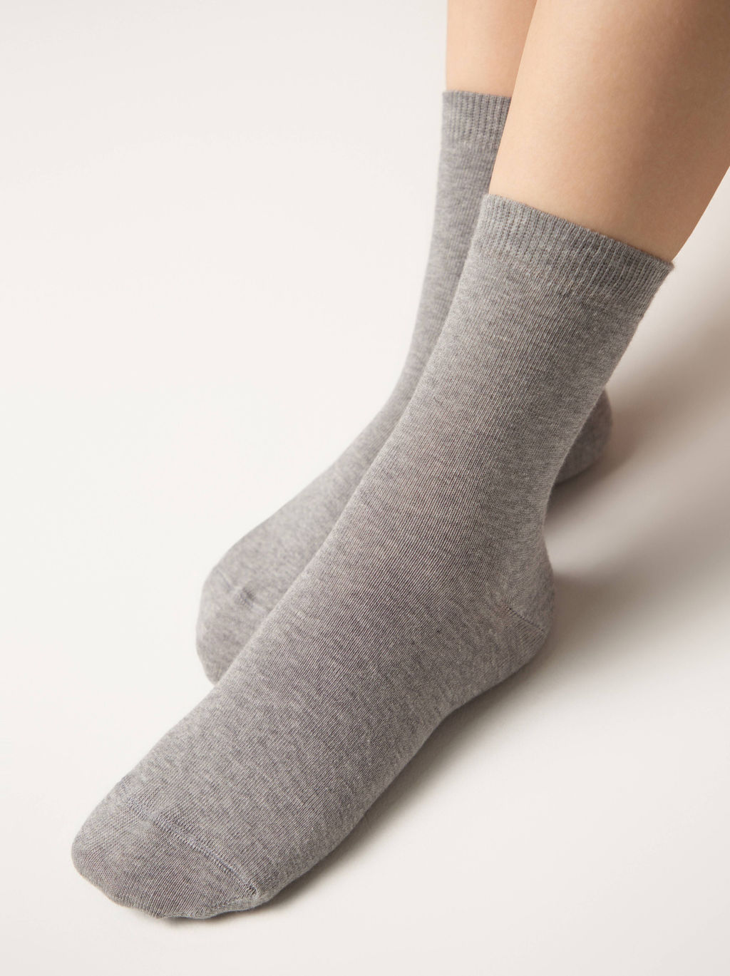 Цена за 2 пары CONTE 3DSOCKS Носки женские серый меланж - Conte elegant фото 3