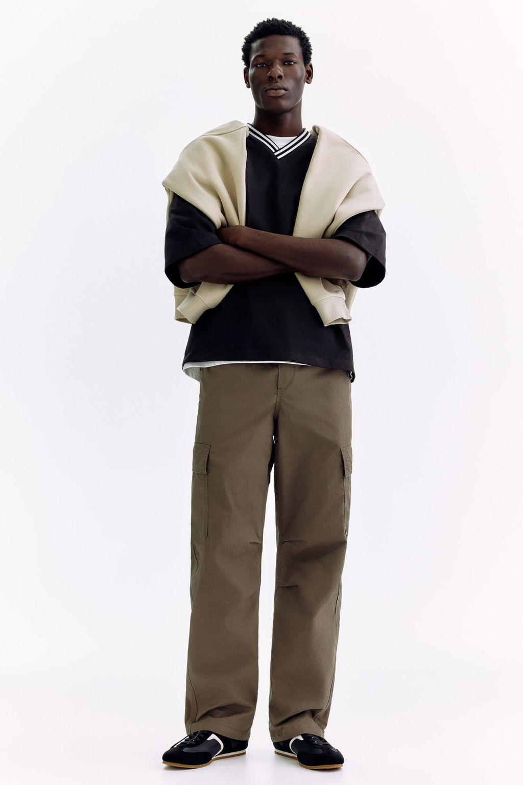 Camiseta de algod?n Oversized Fit - H&m фото 5