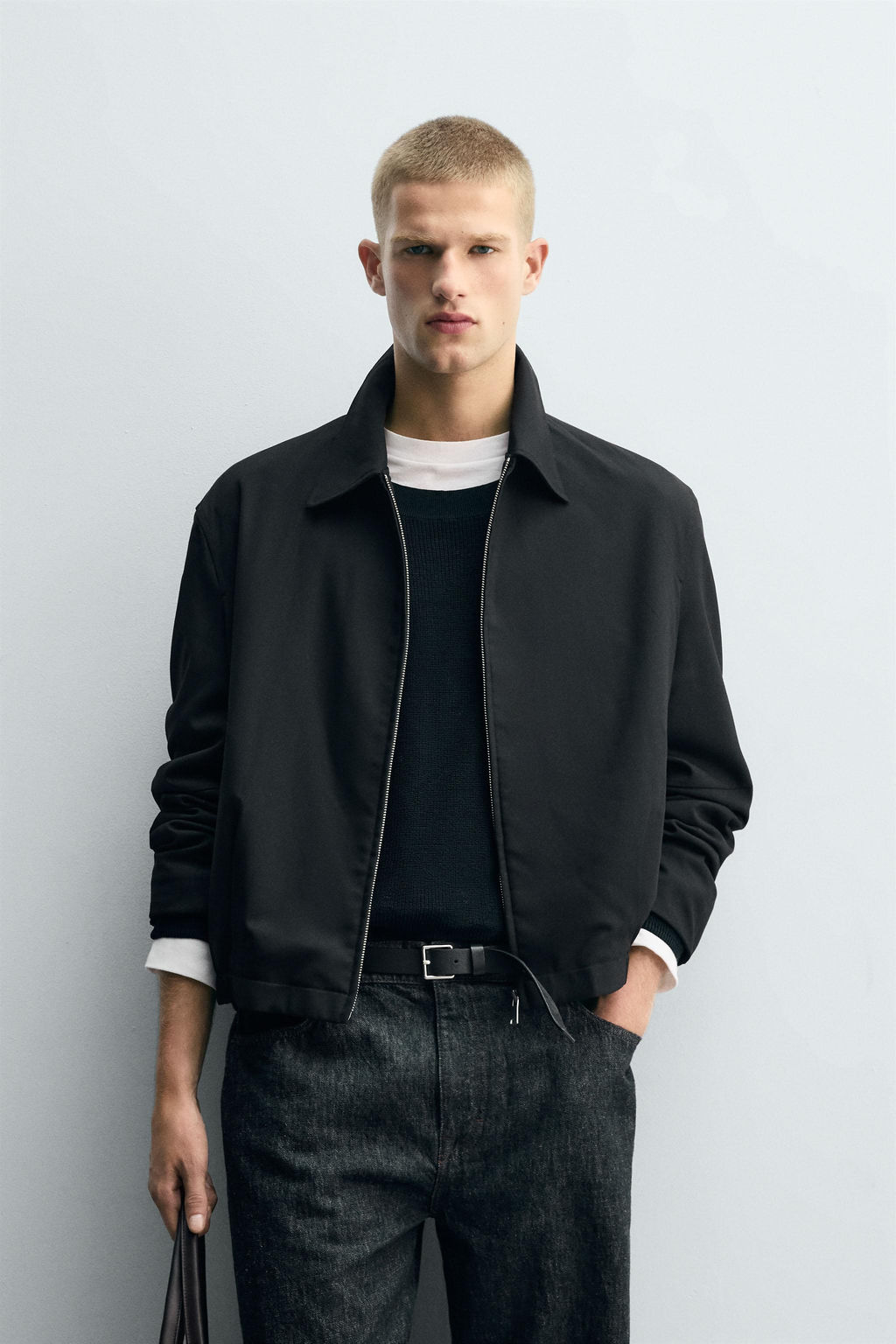 RELAXED FIT HERRINGBONE JACKET - Zara фото 2
