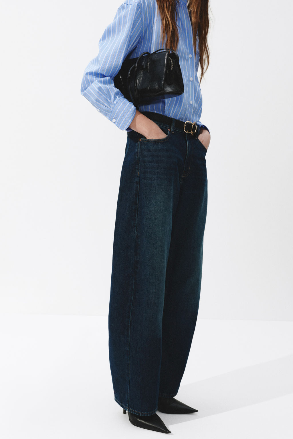 Barrel Regular Waist Jeans - H&m фото 11