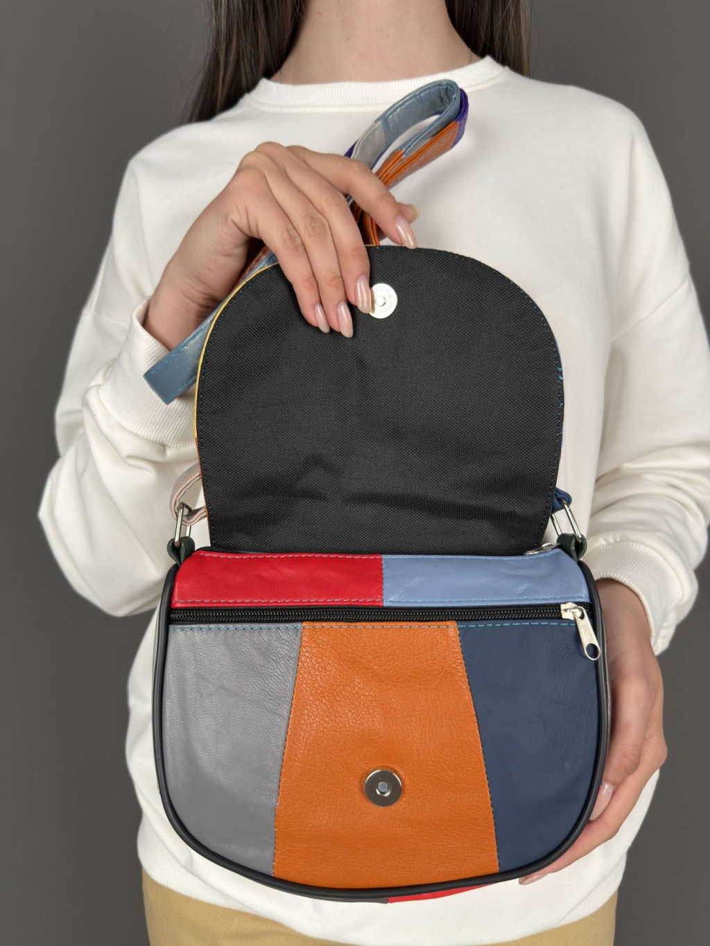 Сумка женская из телячьей кожи