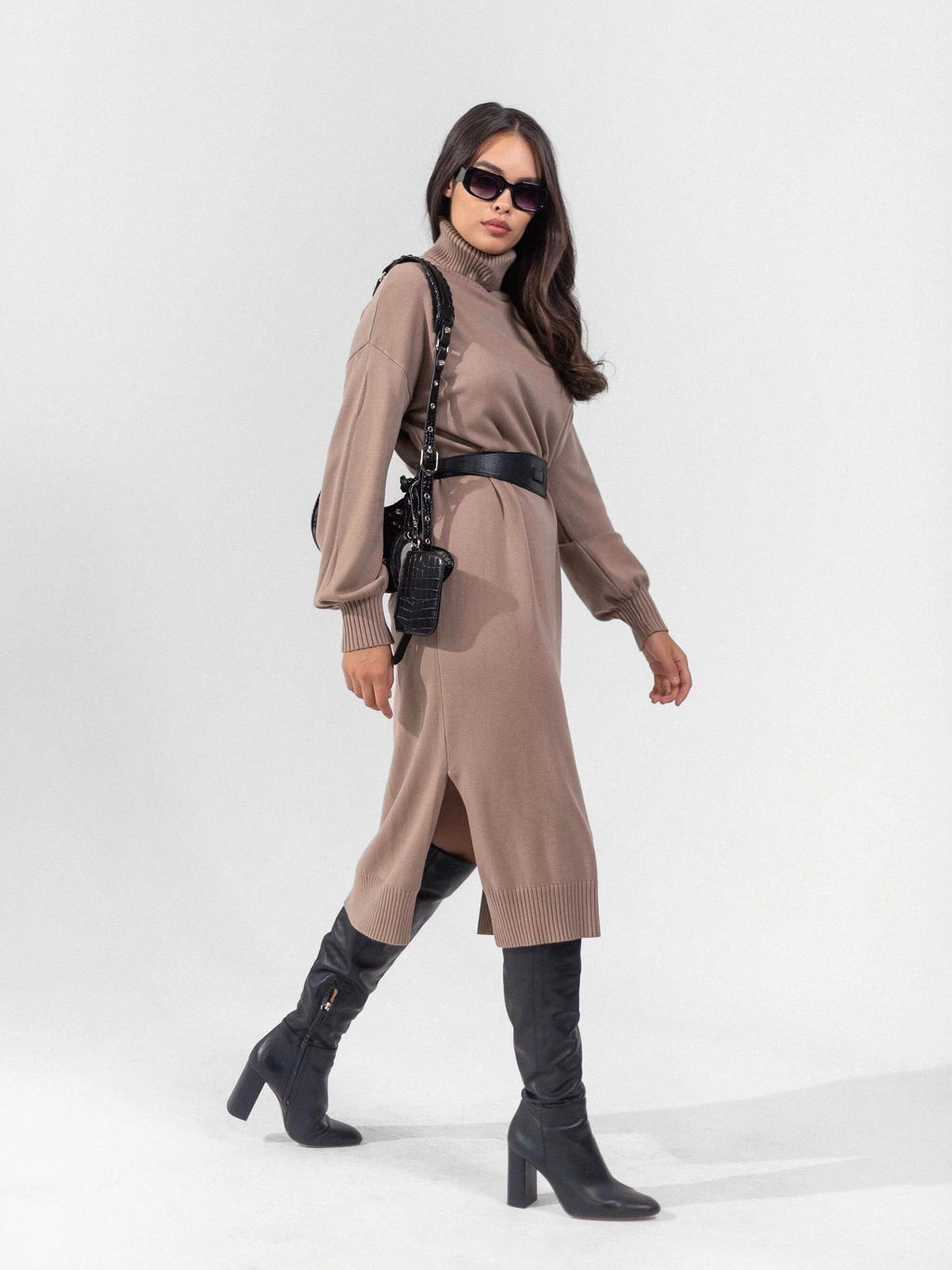 Платье Фиби (капучино) - Nadi bordo фото 9