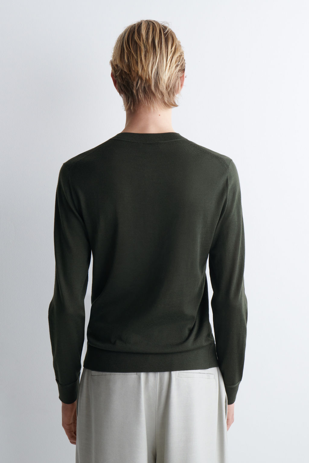 CAMISETA HENLEY DE LANA MERINO SLIM FIT - H&m фото 3