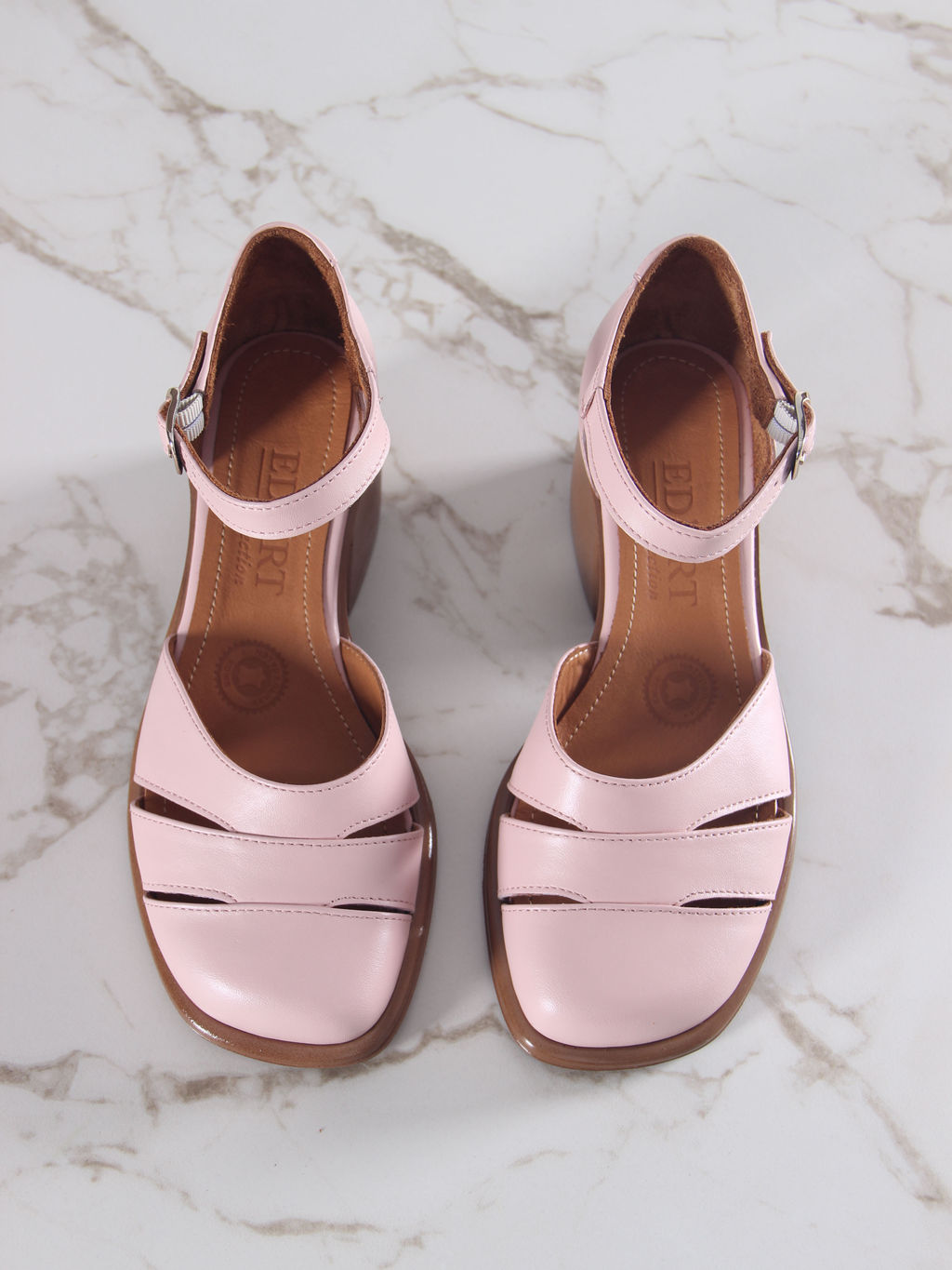 Босоножки 5032.23663be.Розовый +коричневый