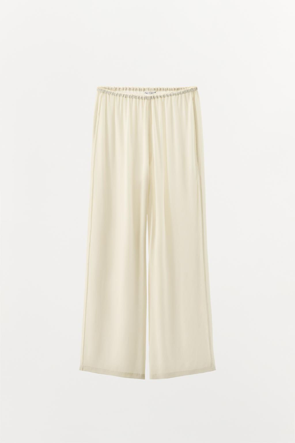 WIDE-LEG TROUSERS - Zara фото 3