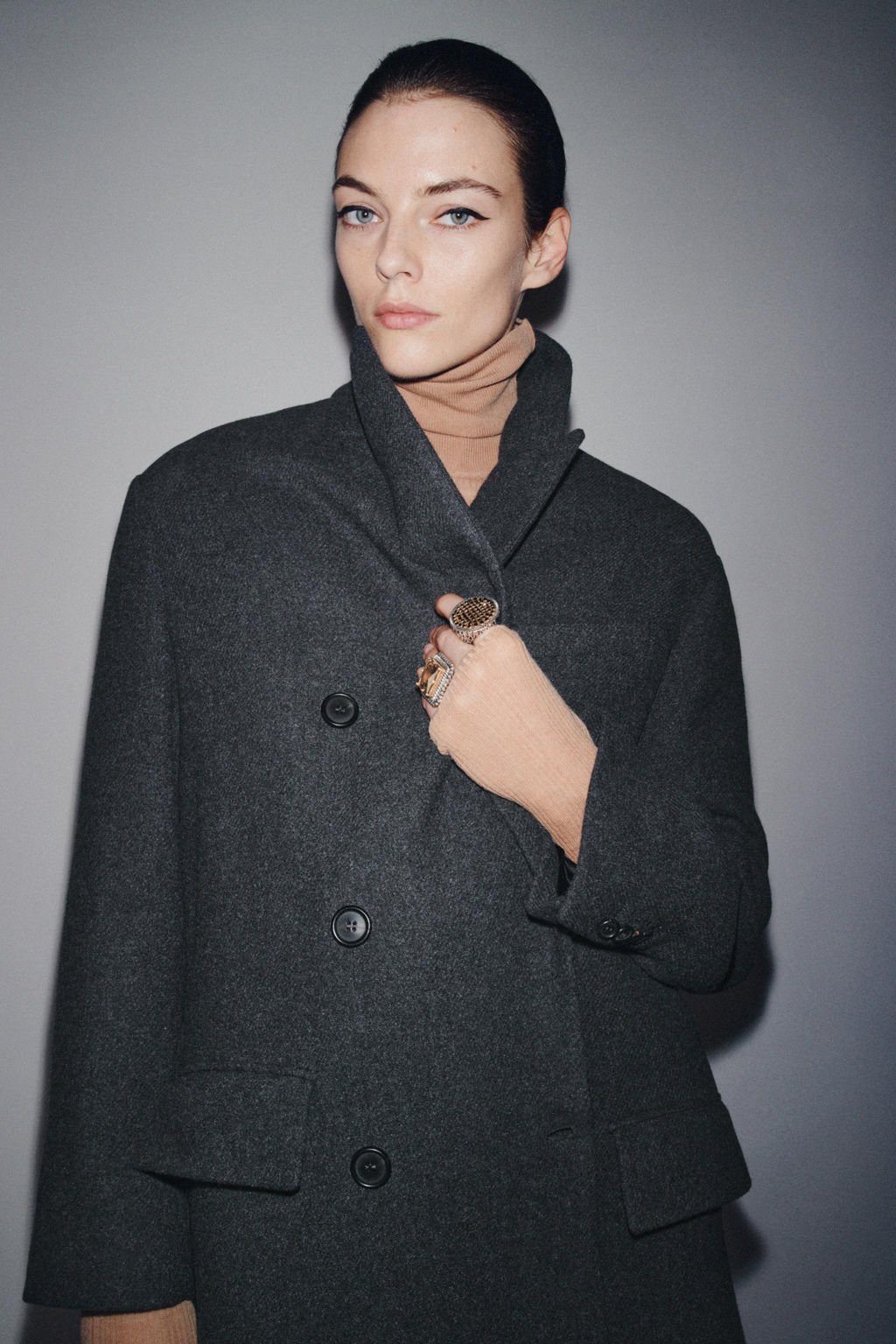 ZW COLLECTION LONG OVERSIZED COAT - Zara фото 8