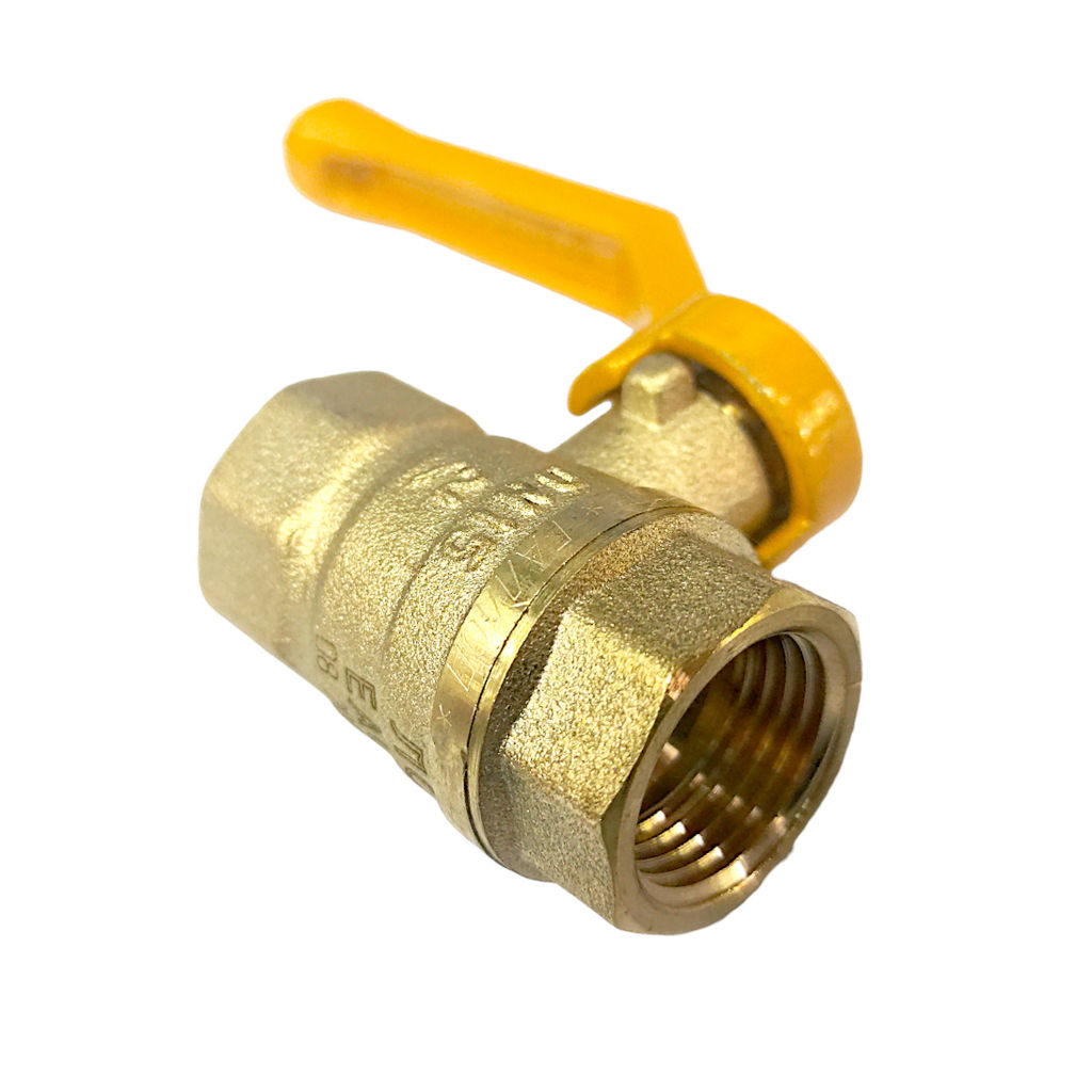 Кран шаровый для газа 1/2" г-г, рычаг