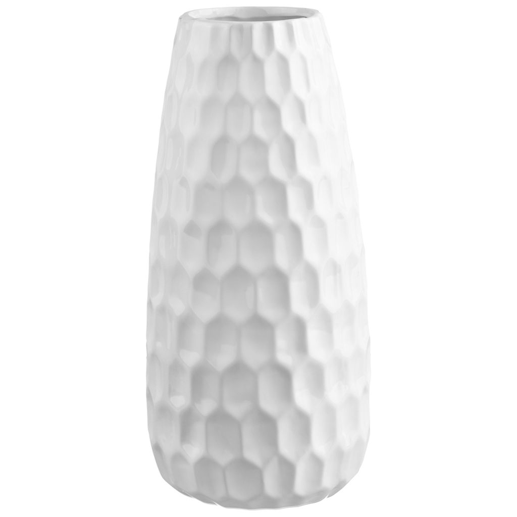 Ваза 28 см 2,5 л "Соты" пломбир