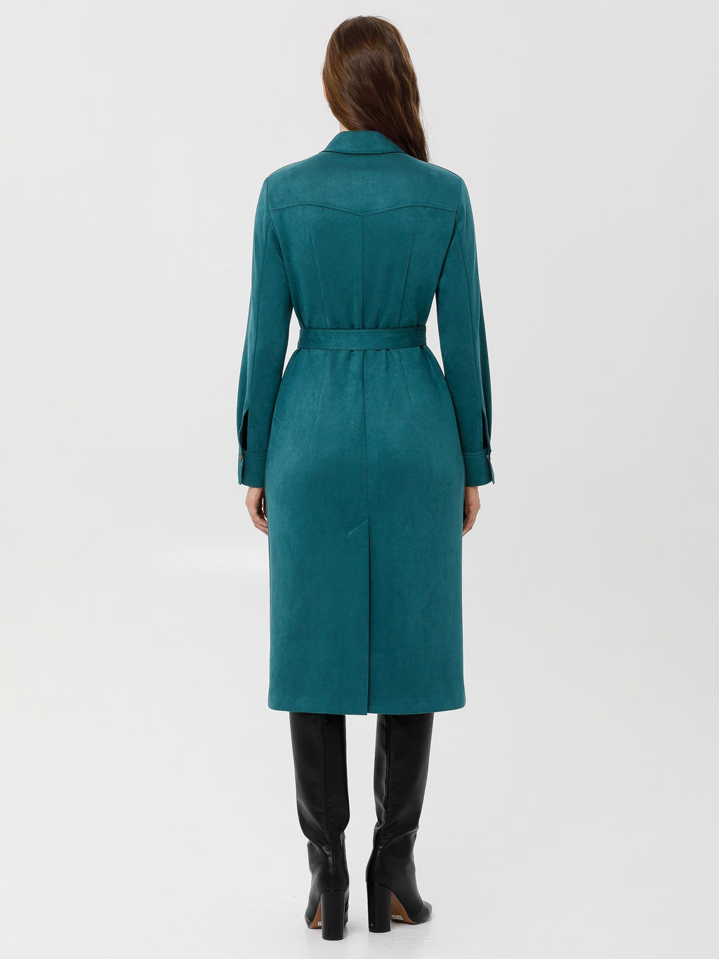 Платье из искусственной замши - Stilla фото 5