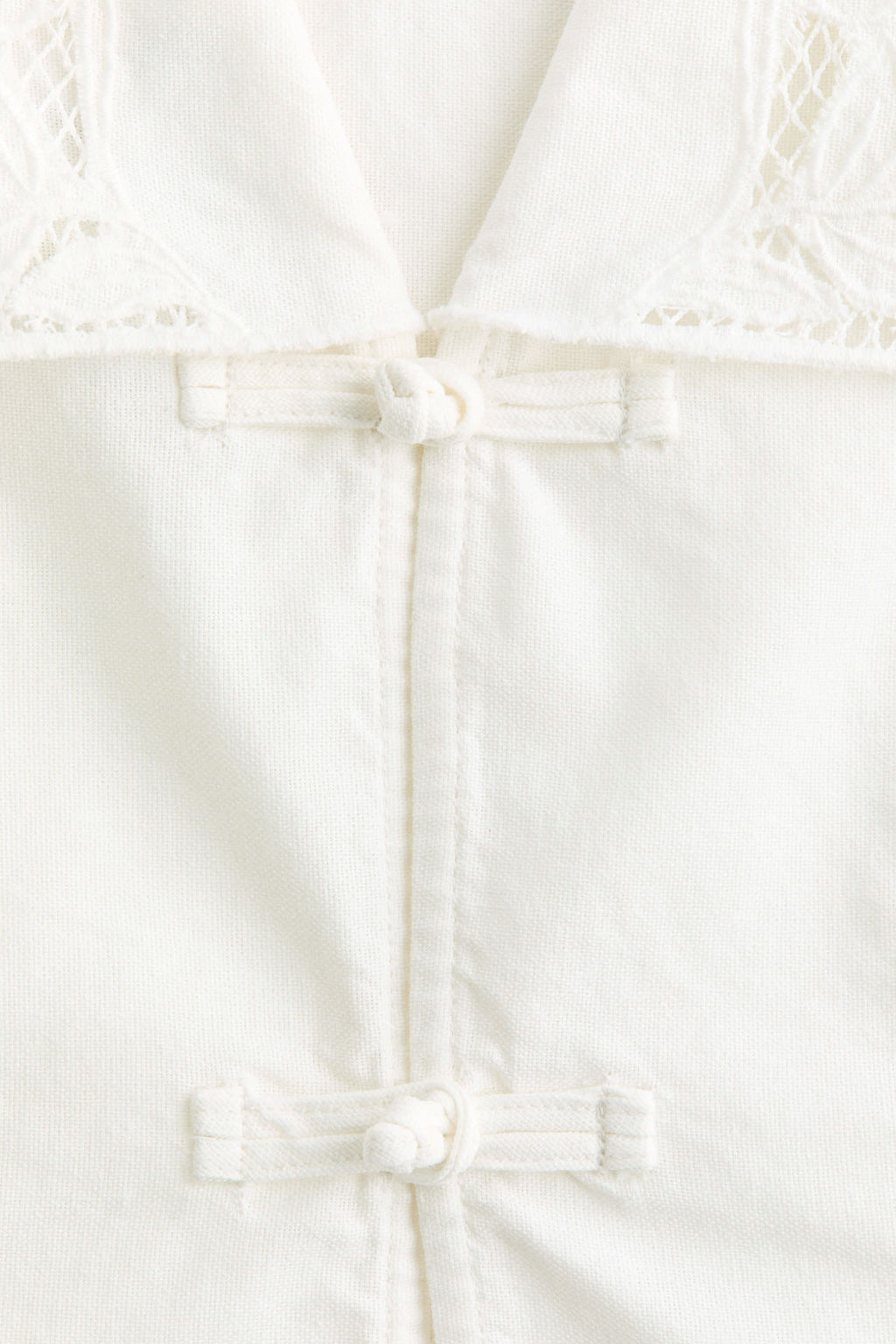 Top con cuello marinero y bordado ingl?s - H&m фото 5