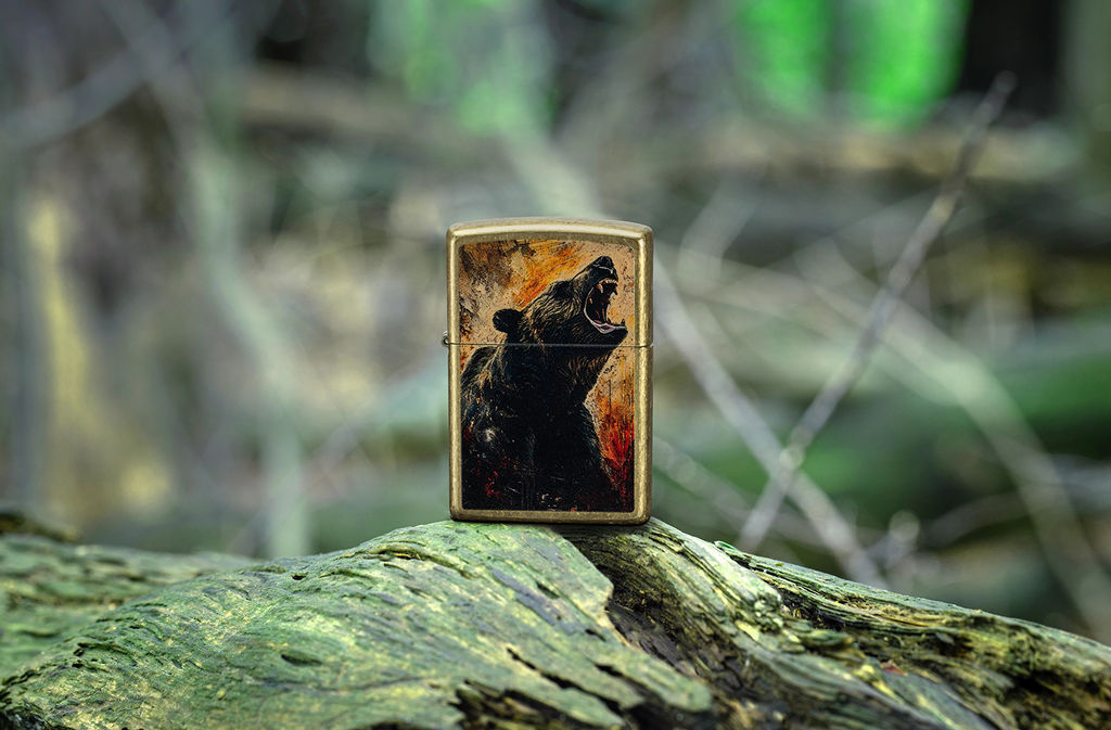 Зажигалка ZIPPO Рычащий гризли | Grizzly Roar 46695