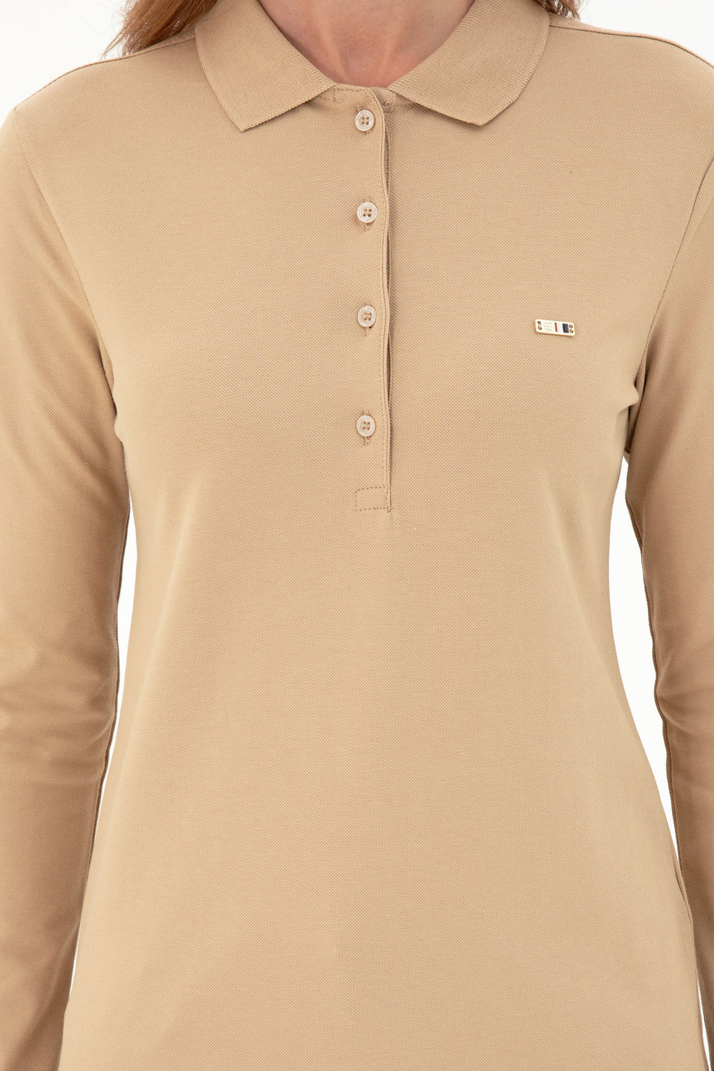 Свитшот женский U.S. Polo Assn песочный  фото 13