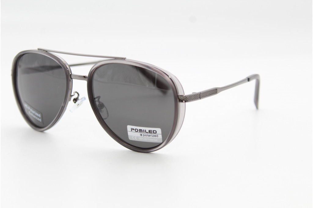 Солнцезащитные очки POMILED (Polarized) 08250 55-15-137 C18-08 мешочком