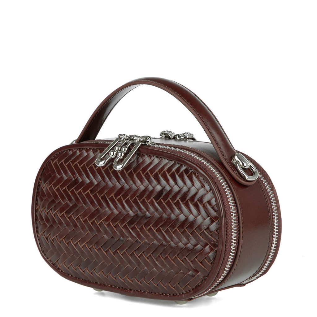 M535 coffee, Женская кожаная сумка, Barcelo Biagi