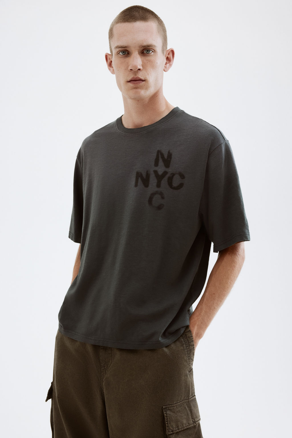 Camiseta Oversized Fit - H&m фото 10