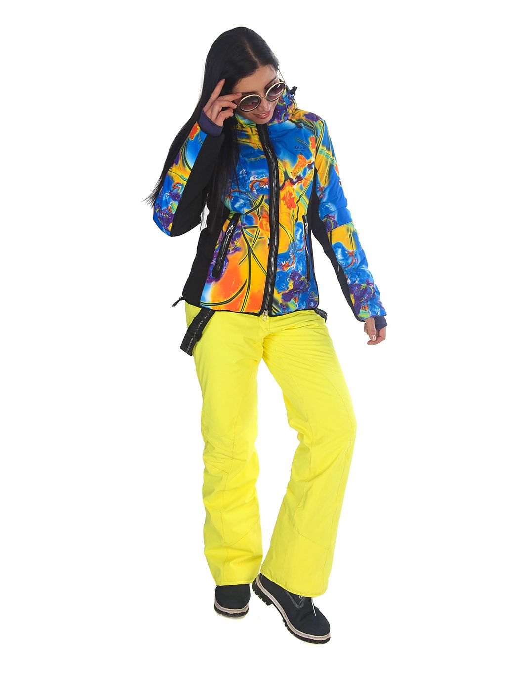 Куртка B-8692 Сине-желтый