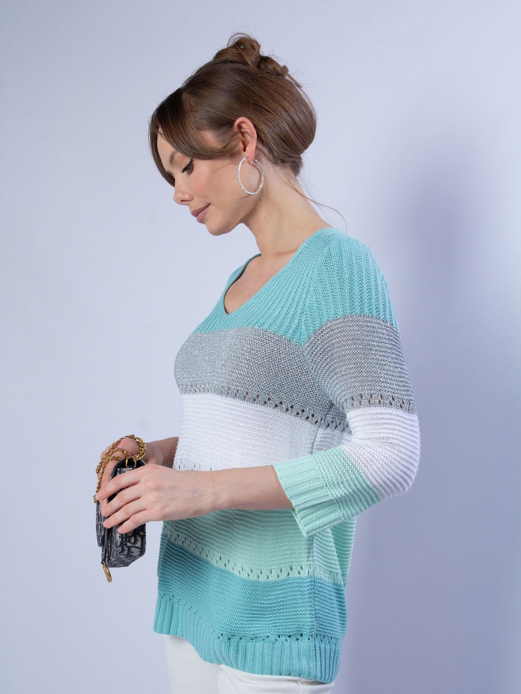 Женский джемпер (Арт.МС68275/5) - Indefini фото 2