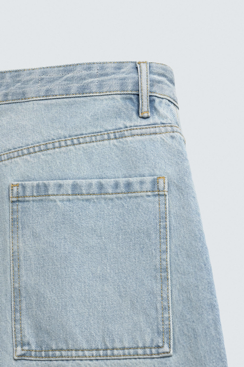 JEANS TAPERED WIDE FIT / Azul claro - Zara фото 10