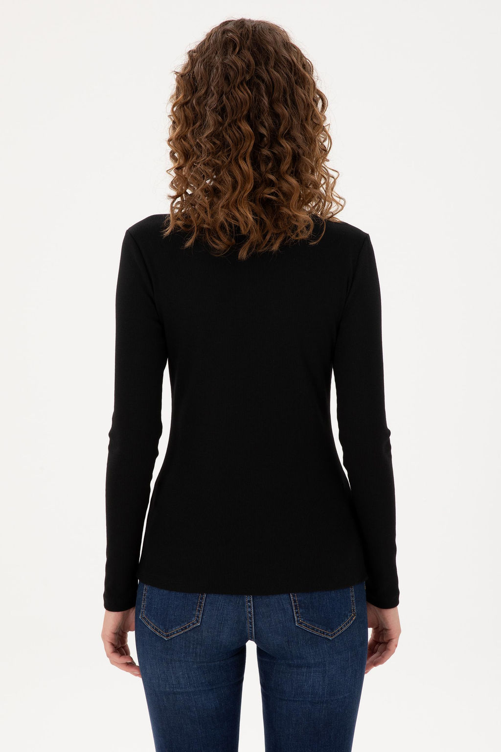 Женский черный свитшот Неожиданная скидка в корзине - U.s. polo assn фото 5