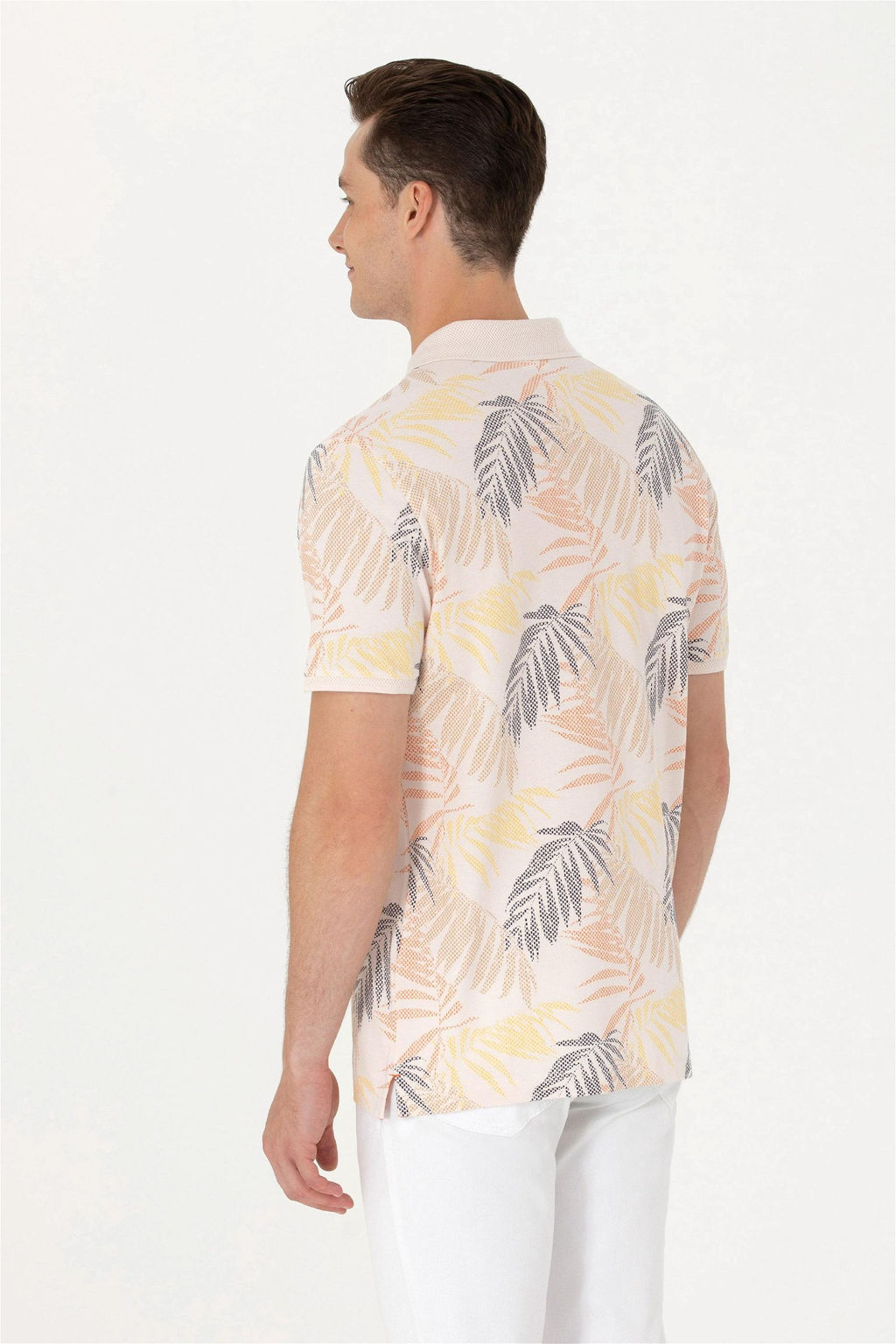 Мужская футболка цвета экрю - U.s. polo assn фото 5