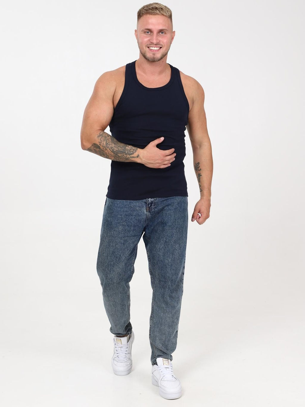 IV-CAPRIZ Лип - майка темно-синий  фото 3