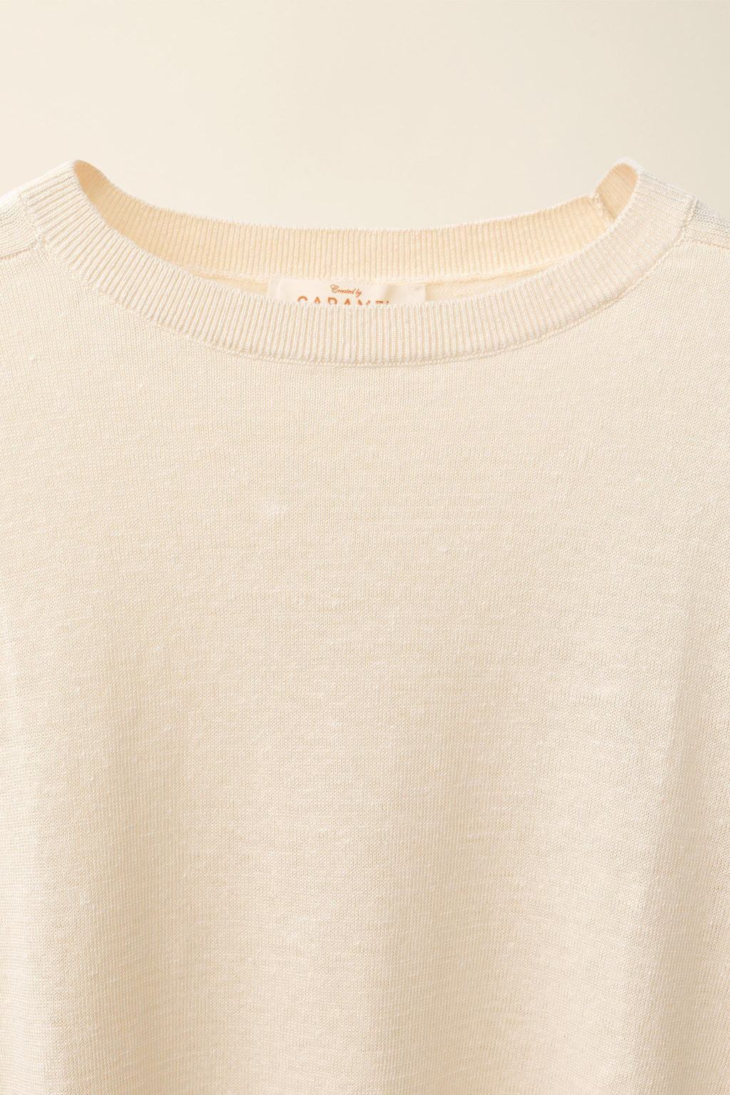 JERSEY PUNTO 100% LINO CREATED BY CARAMEL LONDON X ZARA / Crudo  фото 5