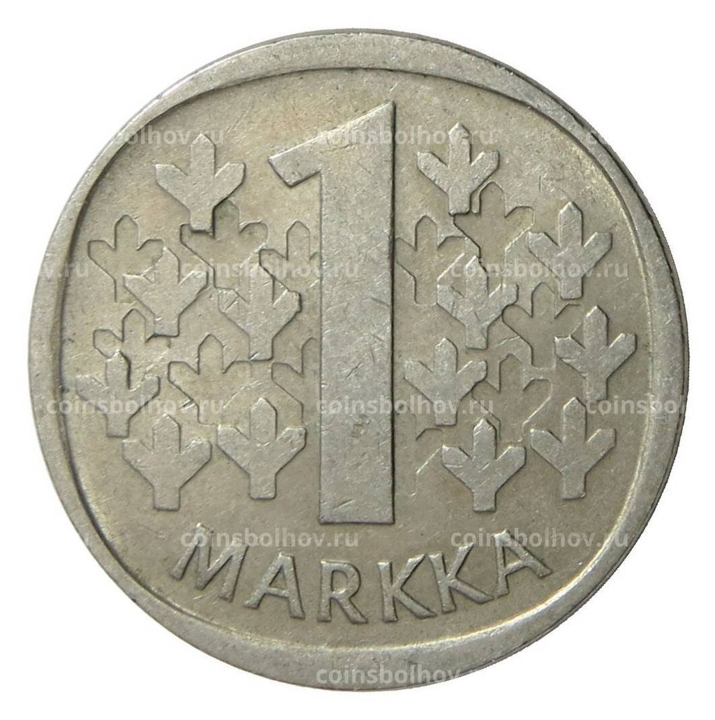 Монета 1 марка 1972 года S Финляндия