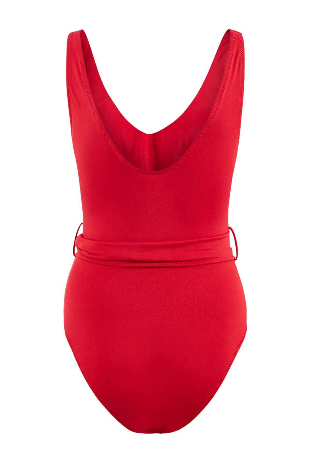 K?rm?z? V Yaka Kapl? Aksesuarl? Regular Mayo TBESS26MA00060