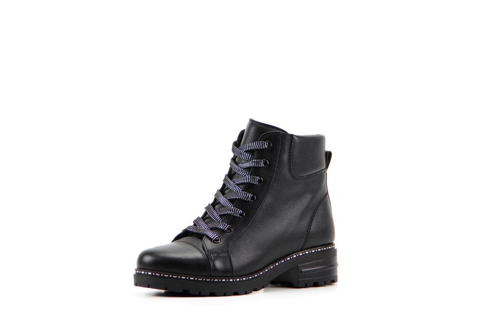 Ботинки EDART 311.brook4.black/шерсть